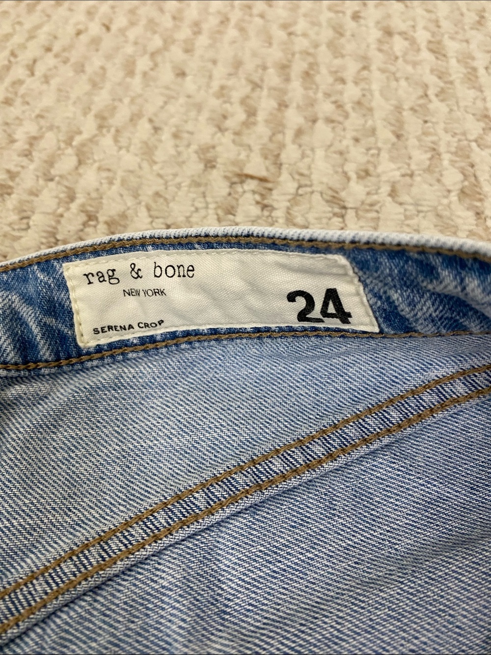 RAG & BONE Serena Crop Wide Leg Jeans (Lansdale) - Picture 5 of 6